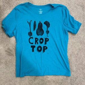 Home made block print Tshirt